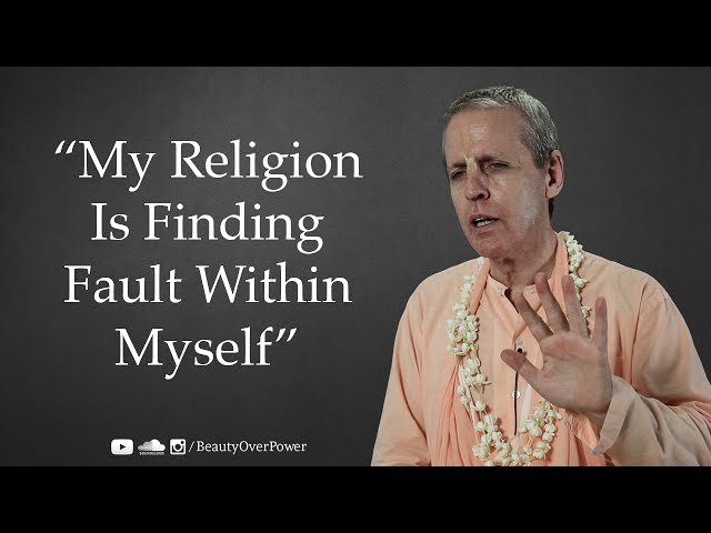 “My Religion Is Finding Fault Within Myself”